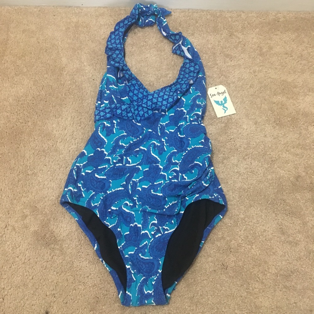 One piece slimming swim suit